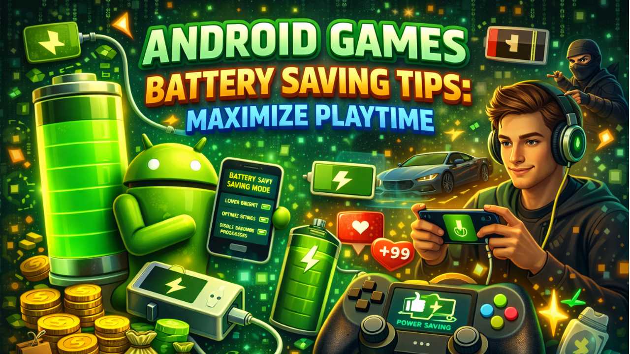 Android Games Battery Saving Tips: Maximize Playtime