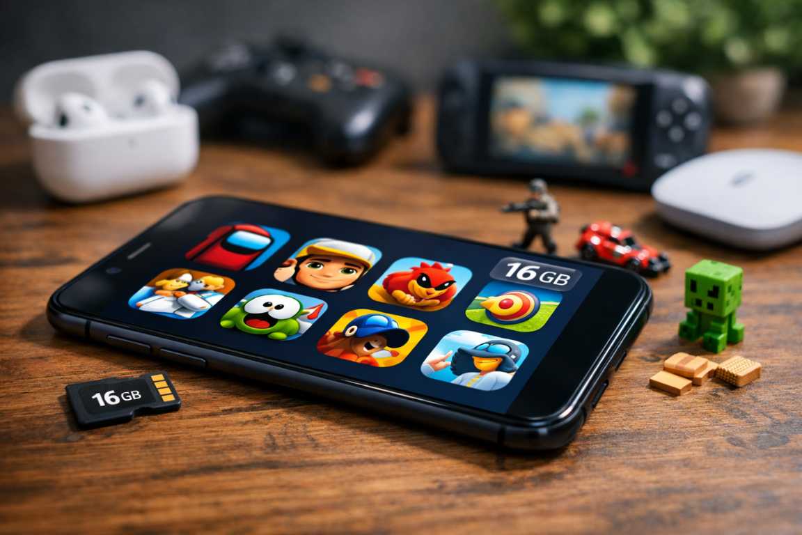 Best Games for 16GB Storage Phones: Top Small Apps Guide