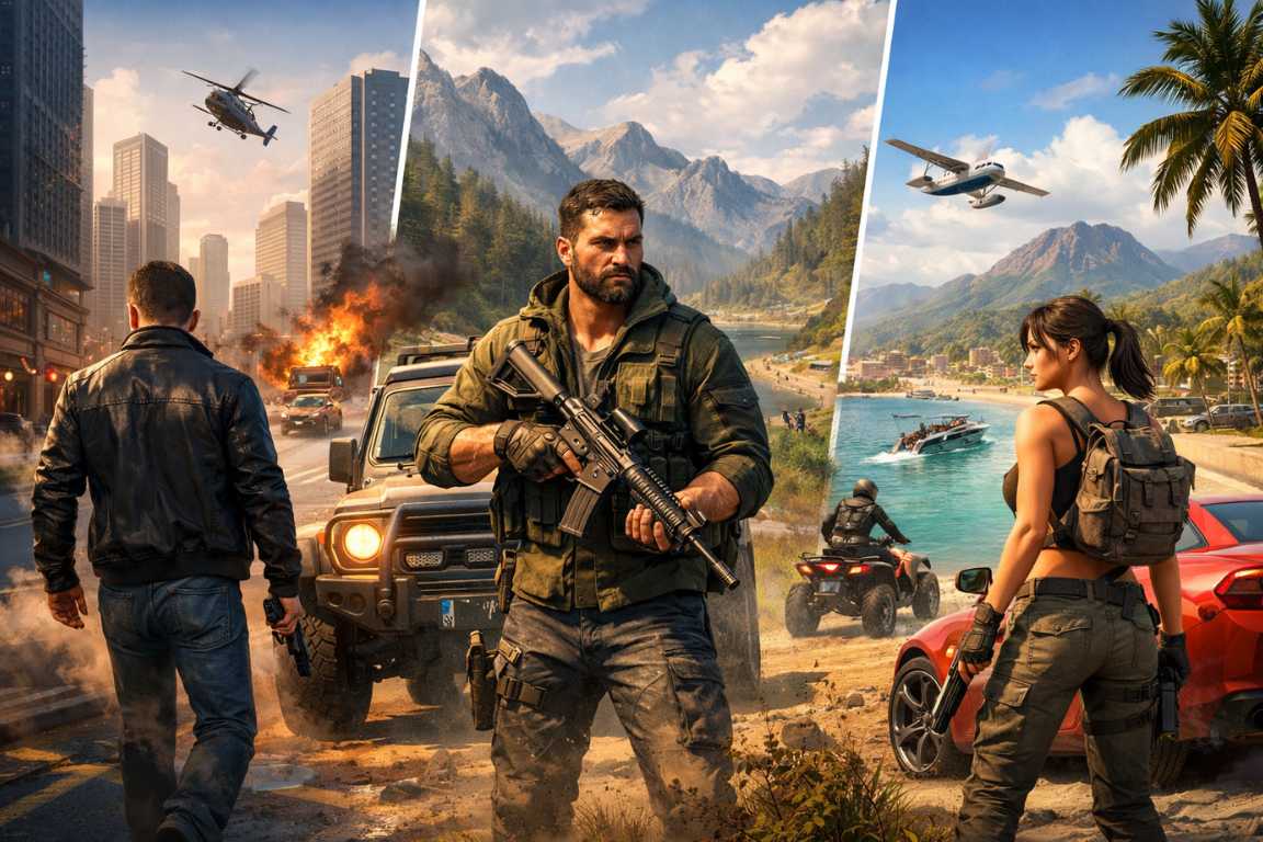 Offline Games Like GTA: Top Open World Alternatives